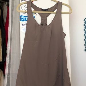 Forever 21 Brown Tank Top with Open Back